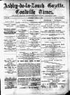 Ashby-de-la-Zouch Gazette Saturday 08 April 1882 Page 1