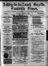 Ashby-de-la-Zouch Gazette Saturday 03 February 1883 Page 1
