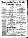 Ashby-de-la-Zouch Gazette Saturday 19 April 1884 Page 1