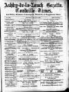 Ashby-de-la-Zouch Gazette Saturday 17 May 1884 Page 1