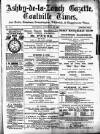 Ashby-de-la-Zouch Gazette Saturday 29 October 1887 Page 1