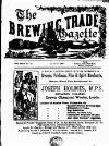 Holmes' Brewing Trade Gazette Wednesday 01 August 1883 Page 1