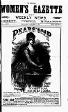 Women's Gazette & Weekly News Saturday 01 December 1888 Page 1
