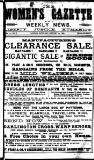 Women's Gazette & Weekly News Saturday 12 January 1889 Page 1