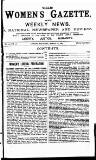 Women's Gazette & Weekly News Saturday 16 March 1889 Page 3