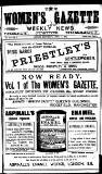 Women's Gazette & Weekly News Saturday 27 April 1889 Page 1