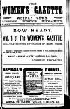Women's Gazette & Weekly News Saturday 27 July 1889 Page 1