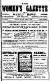 Women's Gazette & Weekly News Saturday 17 August 1889 Page 1