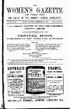 Women's Gazette & Weekly News Saturday 21 September 1889 Page 1