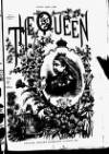 The Queen Saturday 01 August 1891 Page 1