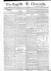 English Chronicle and Whitehall Evening Post Saturday 13 February 1802 Page 1