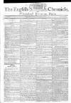 English Chronicle and Whitehall Evening Post Thursday 11 March 1802 Page 1