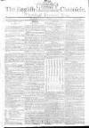 English Chronicle and Whitehall Evening Post Tuesday 30 March 1802 Page 1