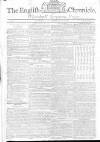 English Chronicle and Whitehall Evening Post Thursday 15 April 1802 Page 1