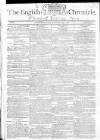 English Chronicle and Whitehall Evening Post Saturday 01 May 1802 Page 1