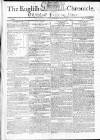 English Chronicle and Whitehall Evening Post Saturday 22 May 1802 Page 1