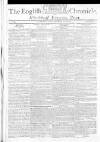 English Chronicle and Whitehall Evening Post Saturday 26 June 1802 Page 1