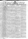 English Chronicle and Whitehall Evening Post Saturday 15 August 1818 Page 1