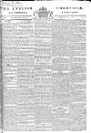 English Chronicle and Whitehall Evening Post Saturday 11 October 1823 Page 1