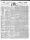English Chronicle and Whitehall Evening Post Tuesday 17 March 1840 Page 1