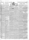English Chronicle and Whitehall Evening Post Thursday 01 December 1842 Page 1