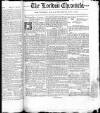 London Chronicle Thursday 04 June 1801 Page 1