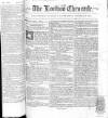 London Chronicle Thursday 12 November 1801 Page 1