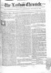 London Chronicle Thursday 19 November 1801 Page 1