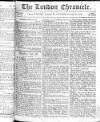 London Chronicle Tuesday 21 January 1806 Page 1