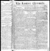 London Chronicle Friday 06 March 1807 Page 1