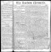 London Chronicle Monday 21 December 1807 Page 1