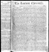London Chronicle Wednesday 01 February 1809 Page 1