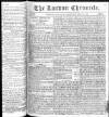 London Chronicle Wednesday 01 March 1809 Page 1