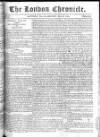 London Chronicle Monday 22 May 1809 Page 1