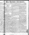 London Chronicle Monday 12 June 1809 Page 1