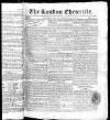 London Chronicle Monday 30 April 1810 Page 1