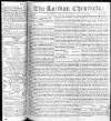 London Chronicle Friday 21 February 1812 Page 1