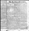 London Chronicle Monday 24 January 1820 Page 1