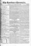 London Chronicle Monday 15 April 1822 Page 1