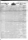 London Journal and Pioneer Newspaper Saturday 01 November 1845 Page 1