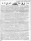 London Journal and Pioneer Newspaper Saturday 17 January 1846 Page 1