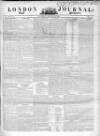 London Journal and Pioneer Newspaper Saturday 24 January 1846 Page 1