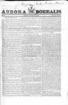 Aurora Borealis Sunday 26 August 1821 Page 1