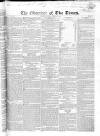 Observer of the Times Sunday 29 April 1821 Page 1