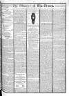 Observer of the Times Sunday 19 August 1821 Page 1