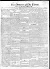 Observer of the Times Sunday 24 February 1822 Page 1