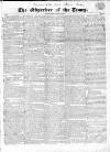 Observer of the Times Sunday 14 April 1822 Page 1