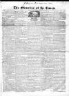 Observer of the Times Sunday 04 August 1822 Page 1