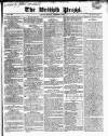 British Press Monday 09 November 1818 Page 1