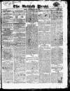 British Press Wednesday 09 January 1822 Page 1